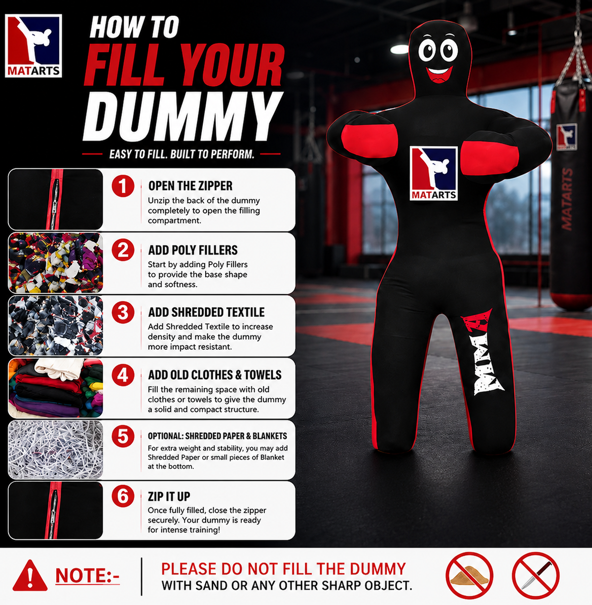 The Ultimate 47" Kids MMA Grappling Dummy for Home Training