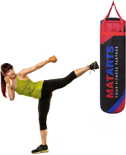 MatArts Heavy Punching Bag with Hanging Straps – Unfilled (Adults)