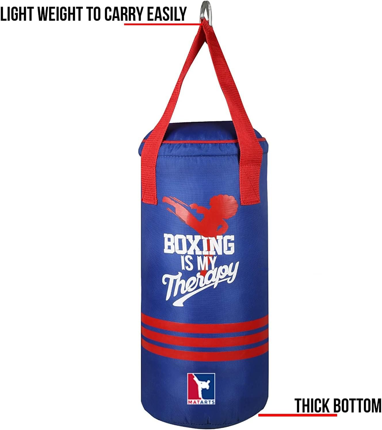 MatArts Kids Punching Bag – Filled & Ready to Hang (50cm)